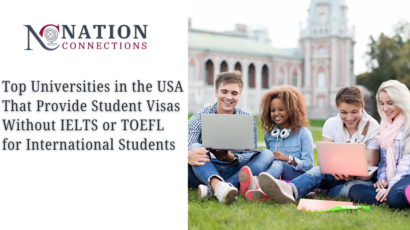 Top Universities in the USA That Provide Student Visas Without IELTS or TOEFL for International Students