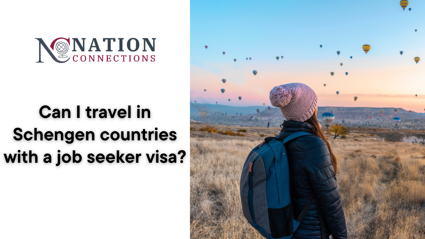 Can I travel in Schengen countries with a job seeker visa?