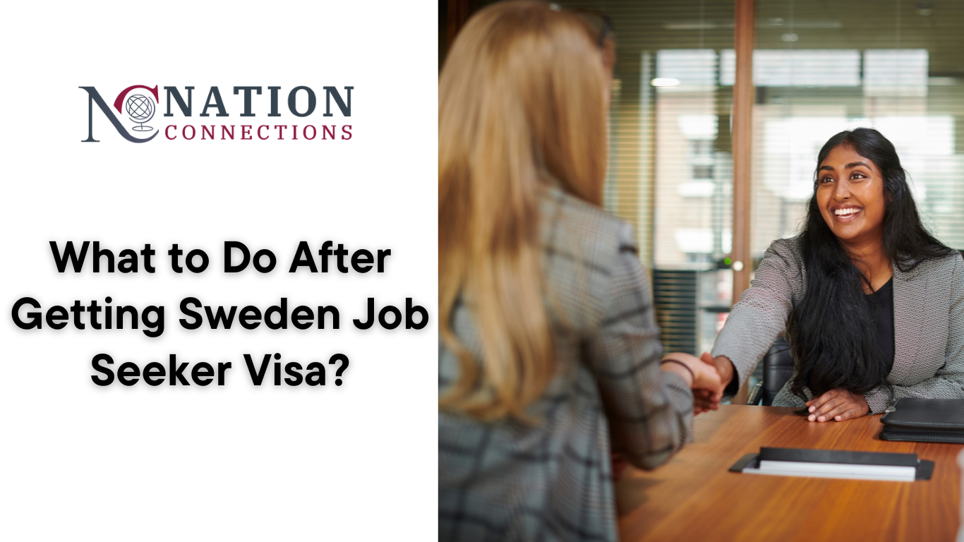 What to do after getting sweden job seeker visa?