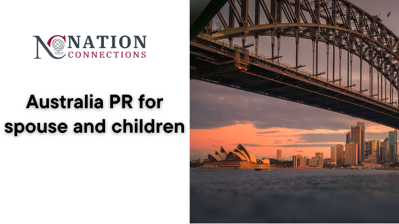 Australia PR for spouse and children