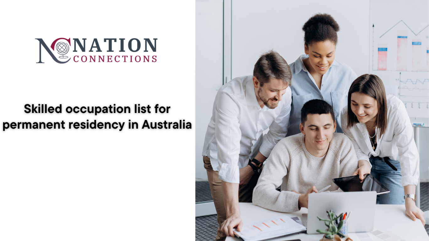 Skilled occupation list for permanent residency in Australia