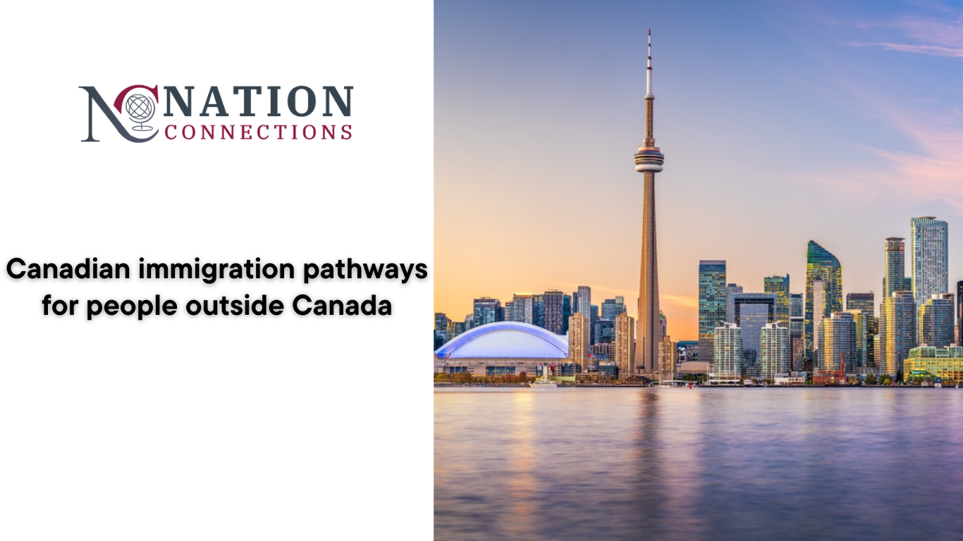 Canadian immigration pathways for people outside Canada