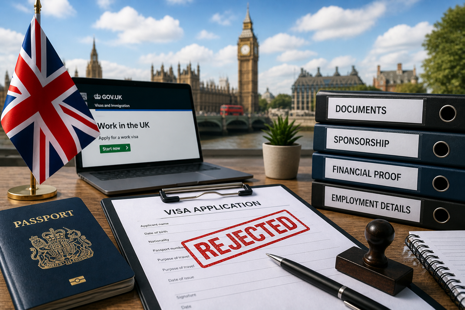 UK Work Visa Rejection Reasons and How to Avoid Them