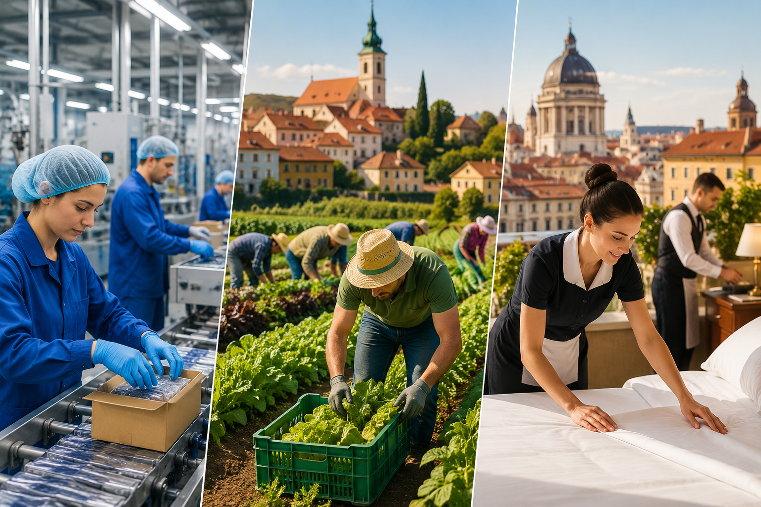 Factory, Farm & Hotel Jobs in Europe for International Workers