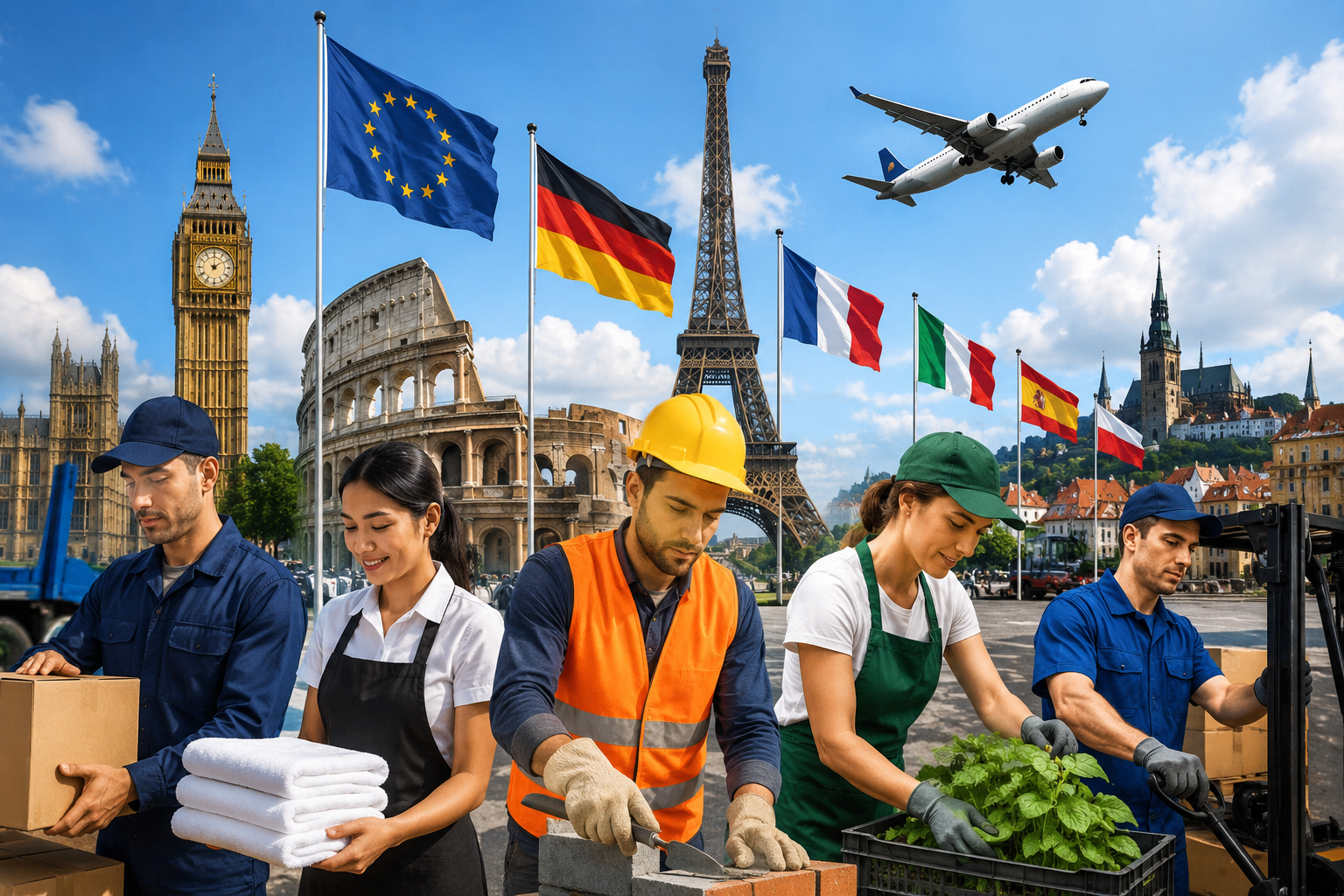 Easy Europe Work Permit Options for Foreign Unskilled Workers
