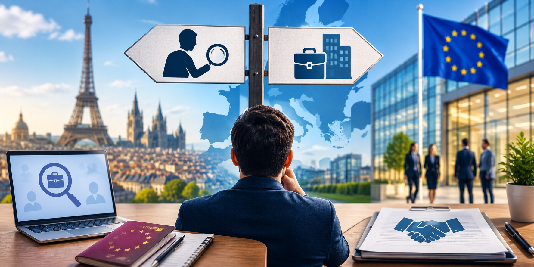 Europe Job Seeker Visa vs. Work Visa Sponsorship: What’s the Difference?