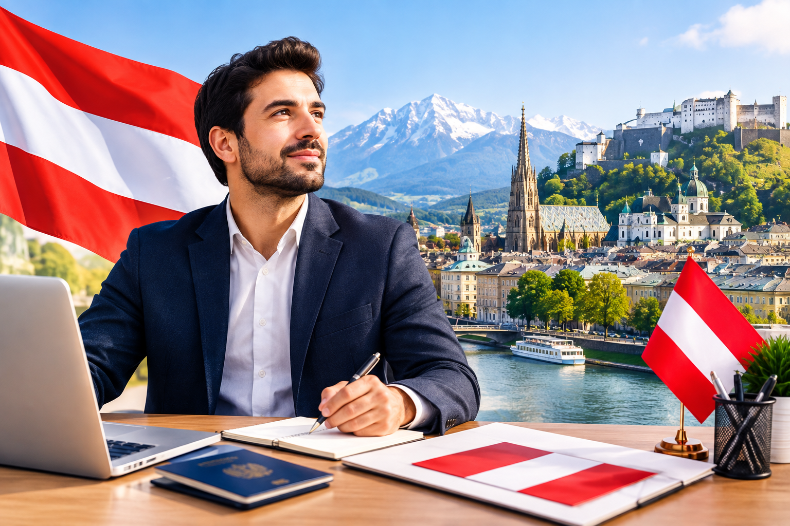 Austria Red-White-Red Card for Self-Employed Key Workers: Complete Guide